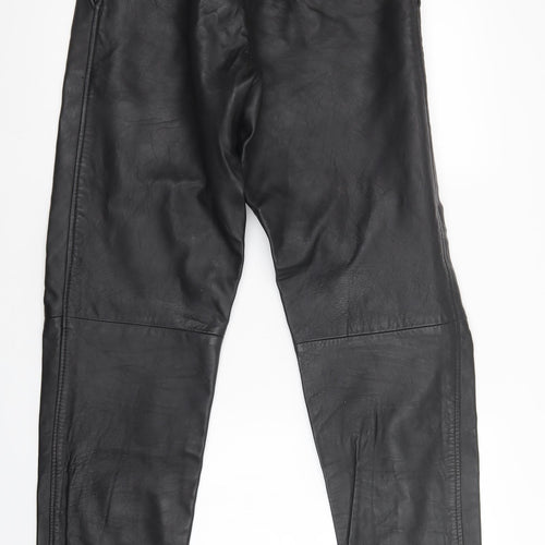 Preworn Womens Black   Trousers  Size 32 in L32 in