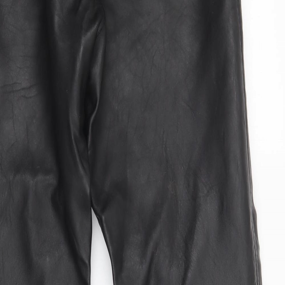 Preworn Womens Black   Trousers  Size 32 in L32 in