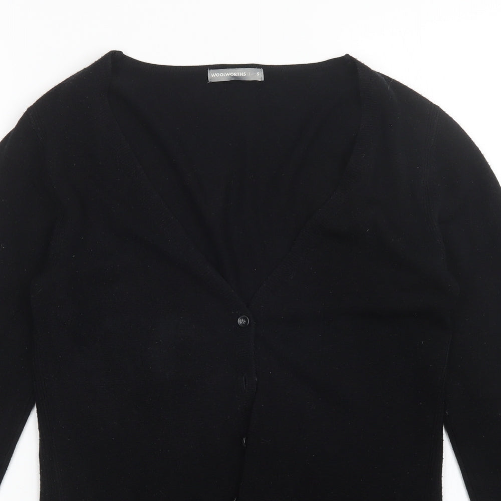 Woolworths Womens Black   Cardigan Jumper Size S