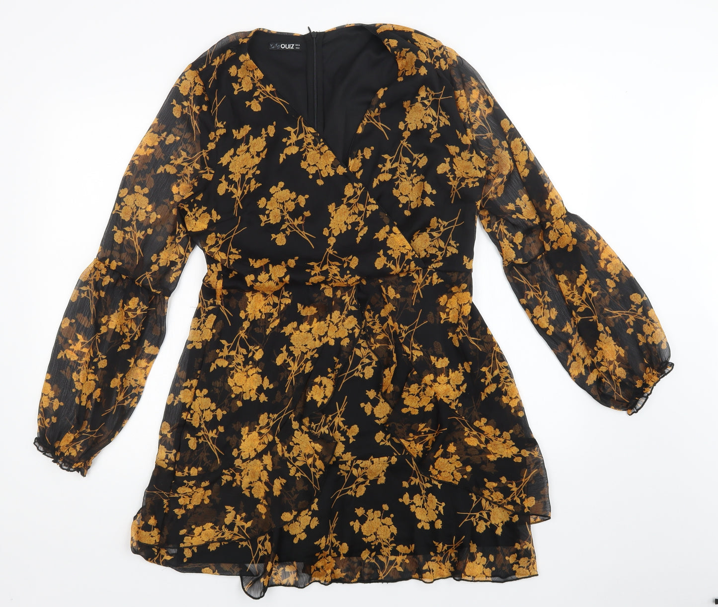 Quiz Womens Multicoloured Floral  A-Line  Size 14