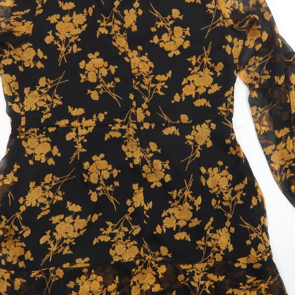 Quiz Womens Multicoloured Floral  A-Line  Size 14