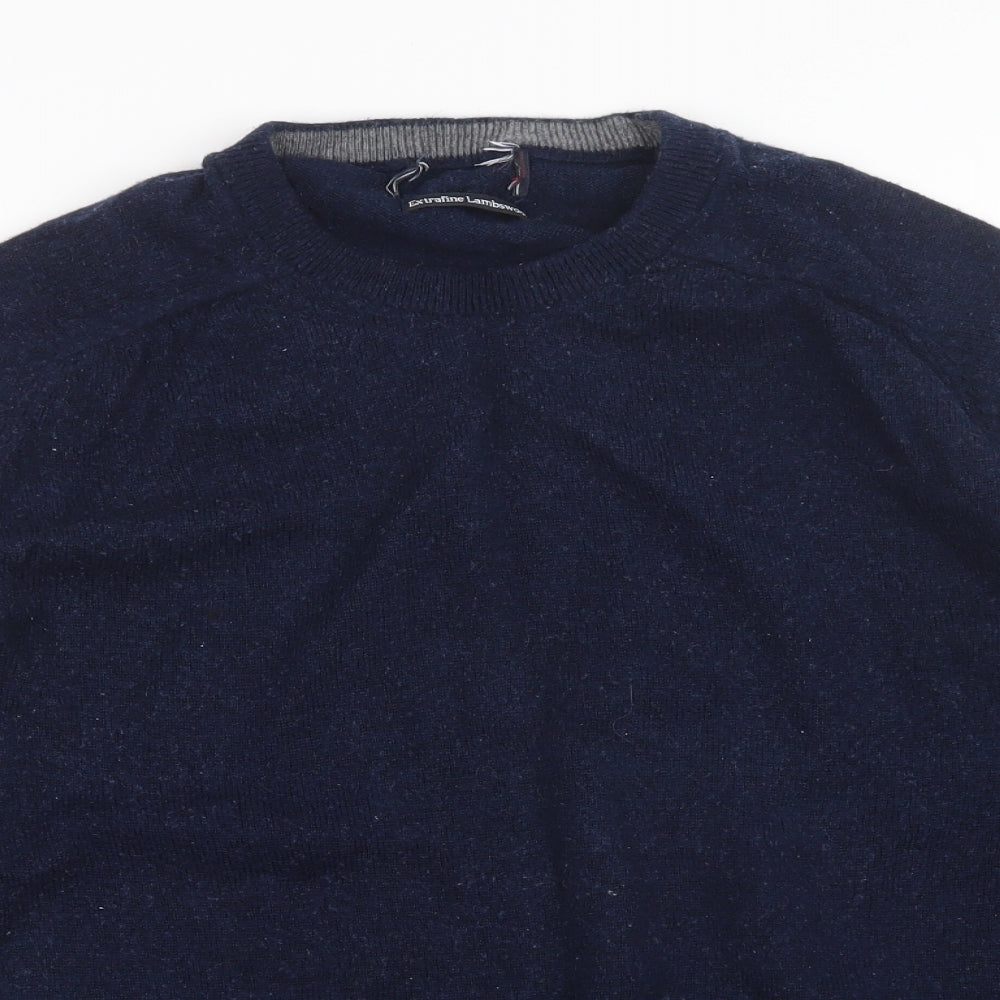 M&S Womens Blue   Pullover Jumper Size L
