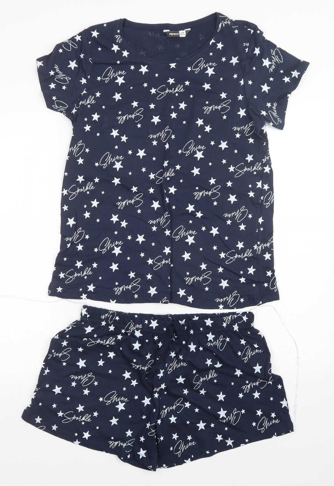 Pep&Co Womens Blue Polka Dot   Pyjama Pants Size 8