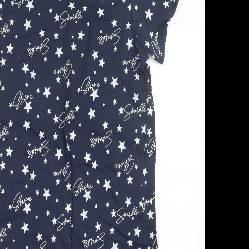 Pep&Co Womens Blue Polka Dot   Pyjama Pants Size 8