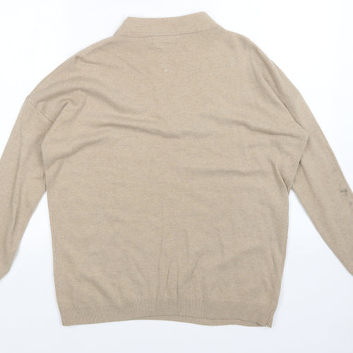 pransa Womens Brown   Pullover Jumper Size S