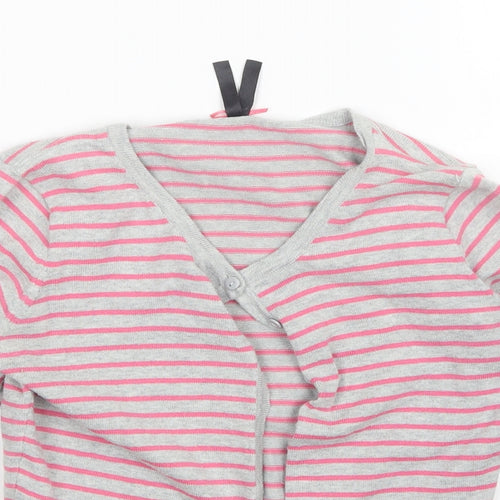 atmosph Womens Multicoloured Striped  Cardigan Jumper Size 8