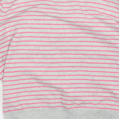 atmosph Womens Multicoloured Striped  Cardigan Jumper Size 8
