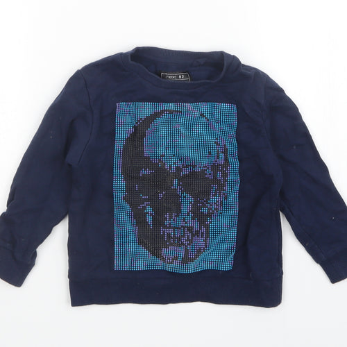 NEXT Boys Black   Pullover Sweatshirt Size 3 Years