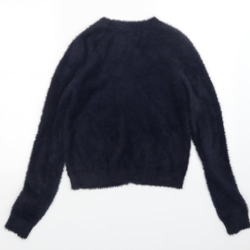 River Island Girls Blue   Full Zip Jumper Size 11-12 Years