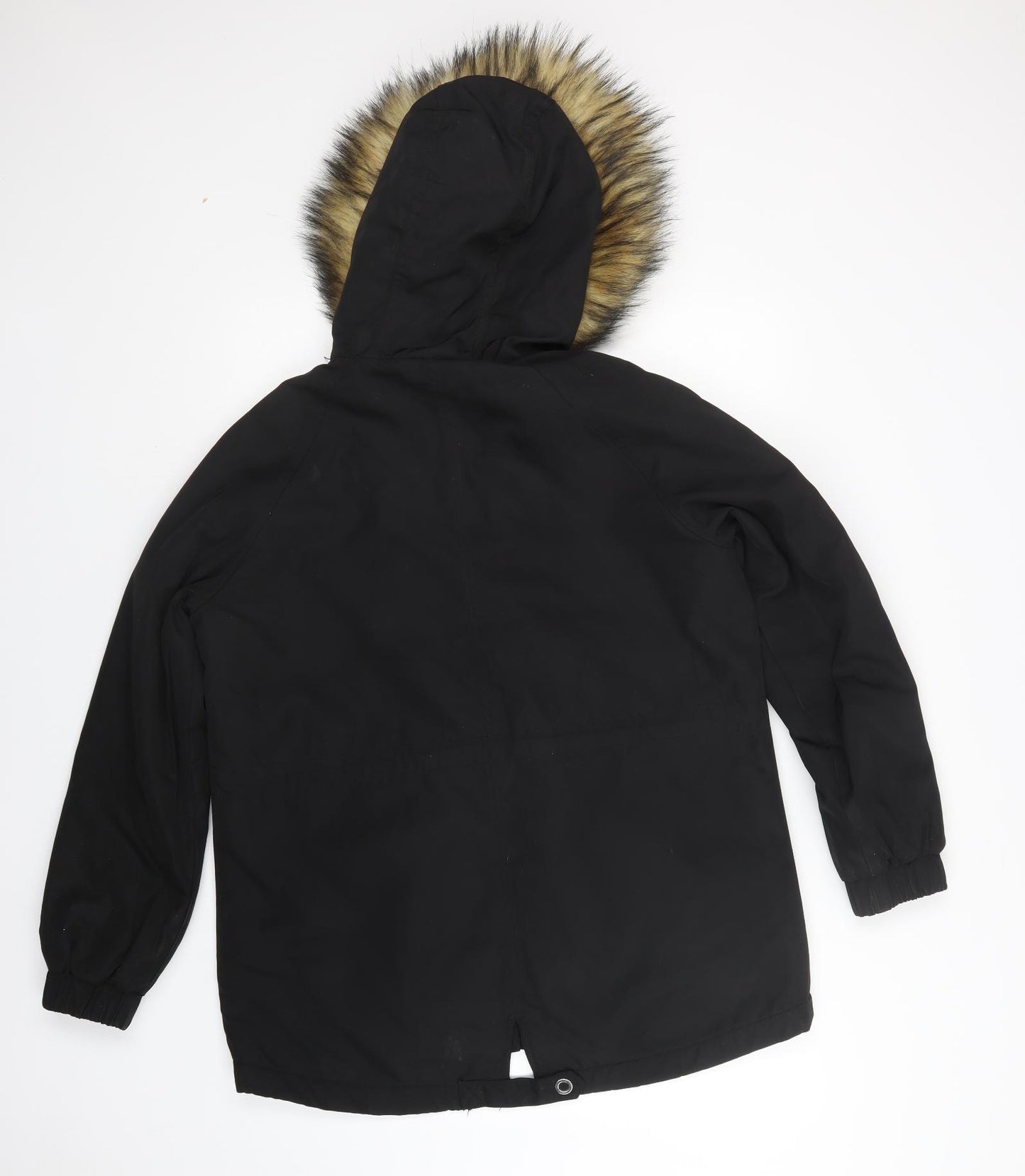 George Womens Black   Rain Coat Coat Size 14