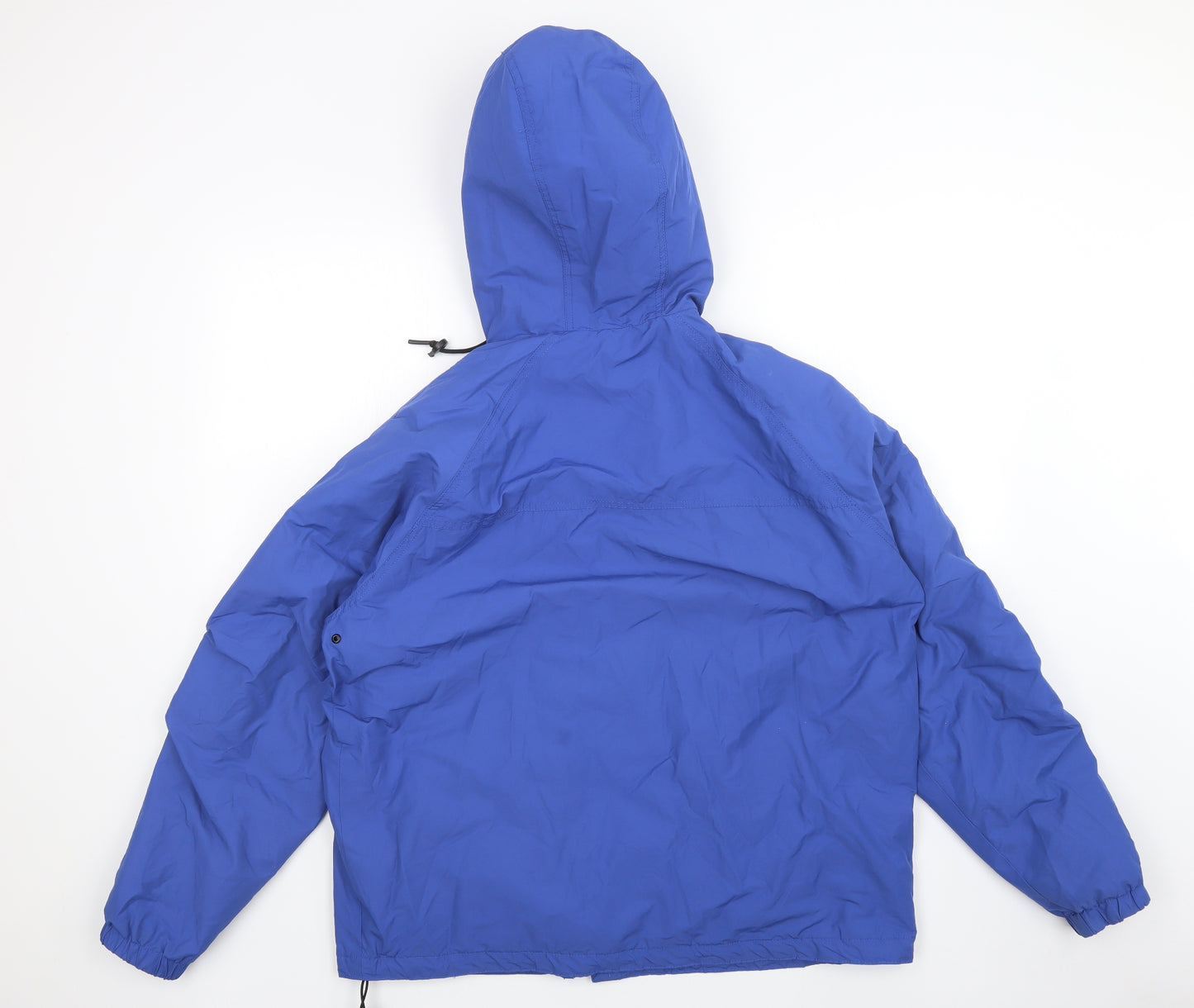 Zara Womens Blue   Rain Coat Coat Size M