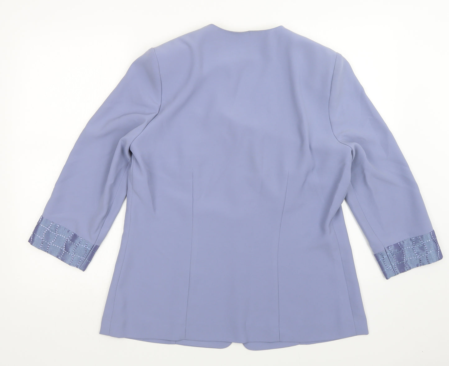 Bacall Womens Blue   Jacket Blazer Size 18