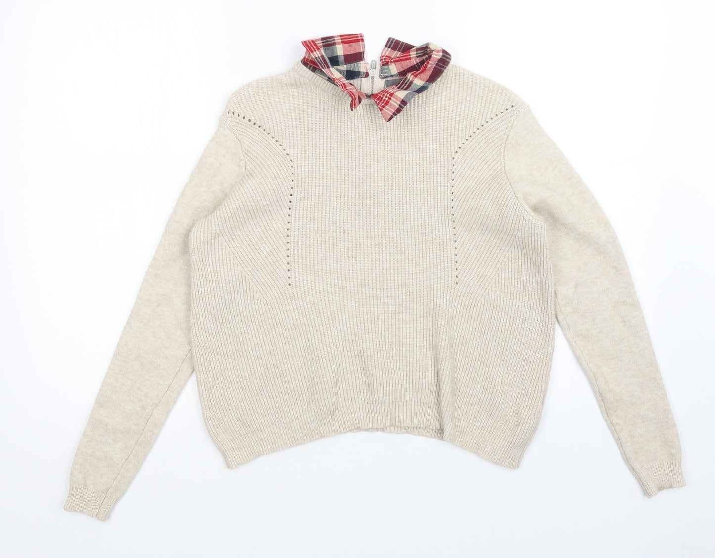 Primark Womens Beige   Pullover Jumper Size M