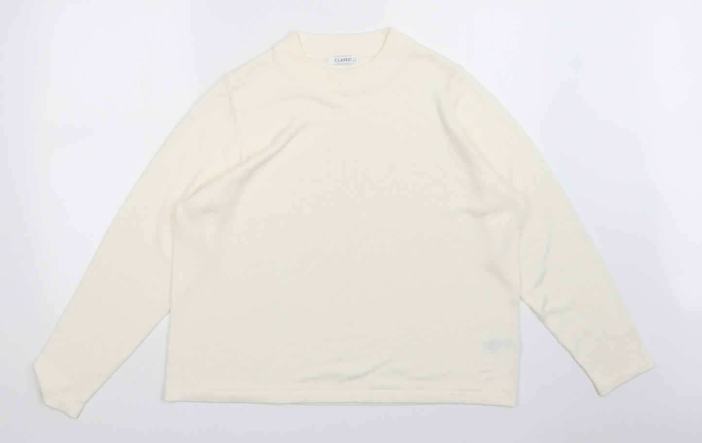 M&S Womens Beige   Pullover Jumper Size 20