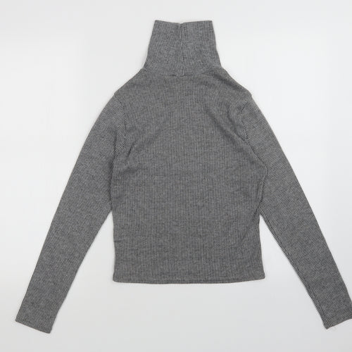 Innocence Womens Grey Striped  Pullover Jumper Size 8