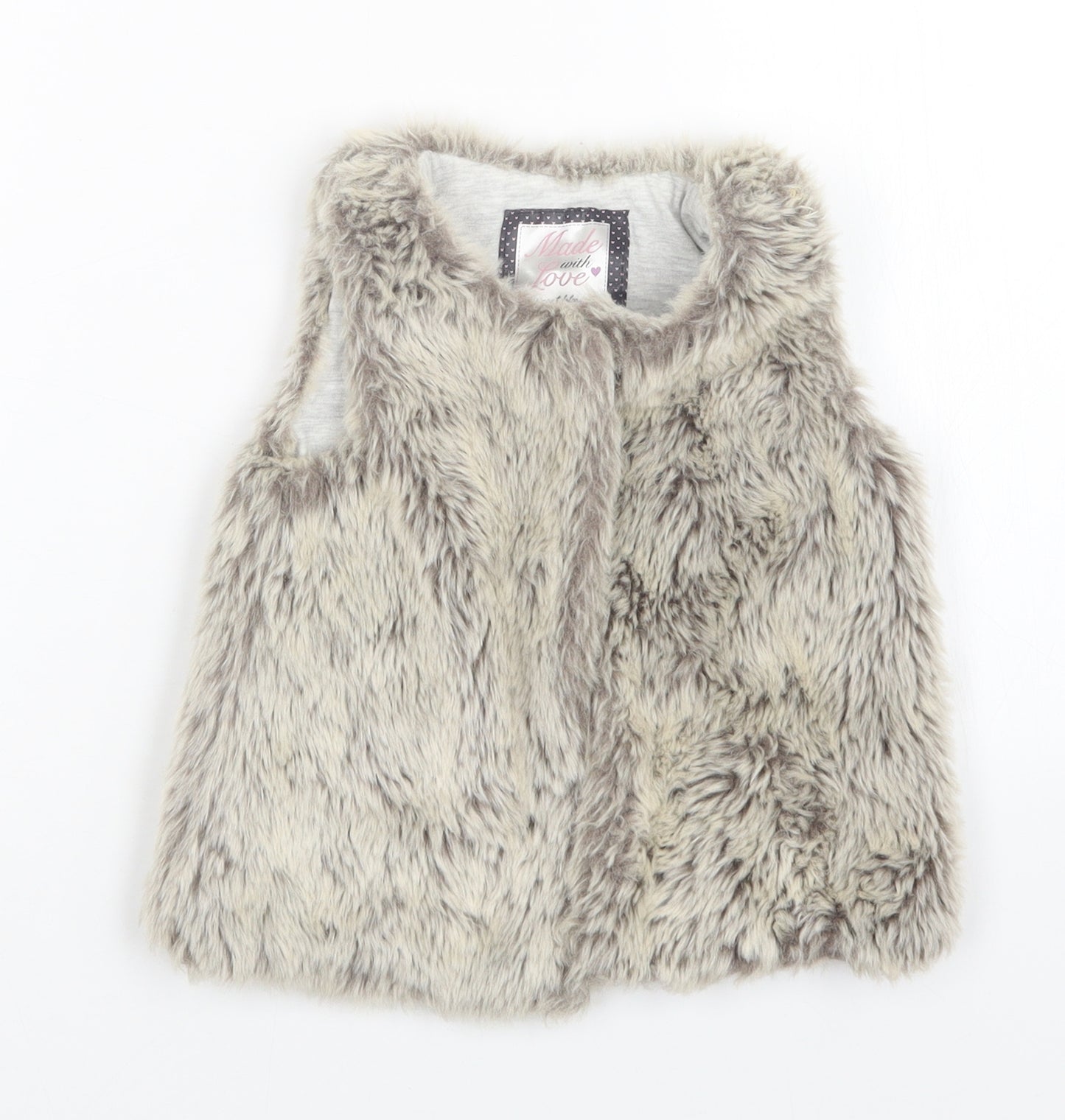 F&F Girls Grey   Cardigan Jumper Size 3-4 Years