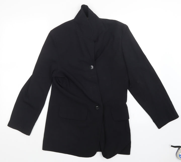 ECCO Womens Black   Jacket Blazer Size 10