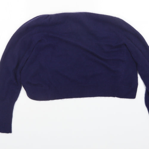 Warehouse Womens Purple   Shrug Jumper Size 8