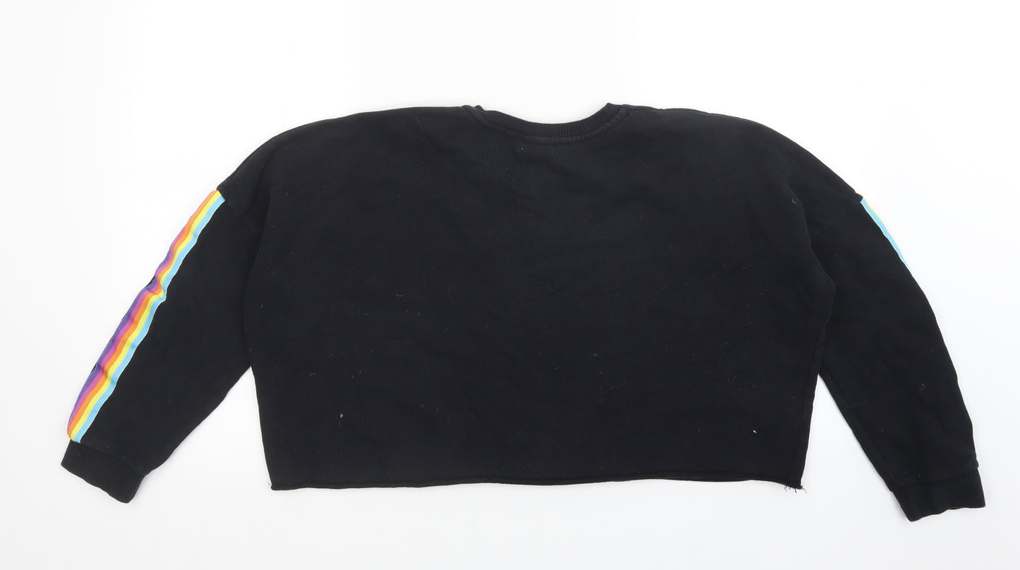 Primark Womens Black   Pullover Sweatshirt Size XS