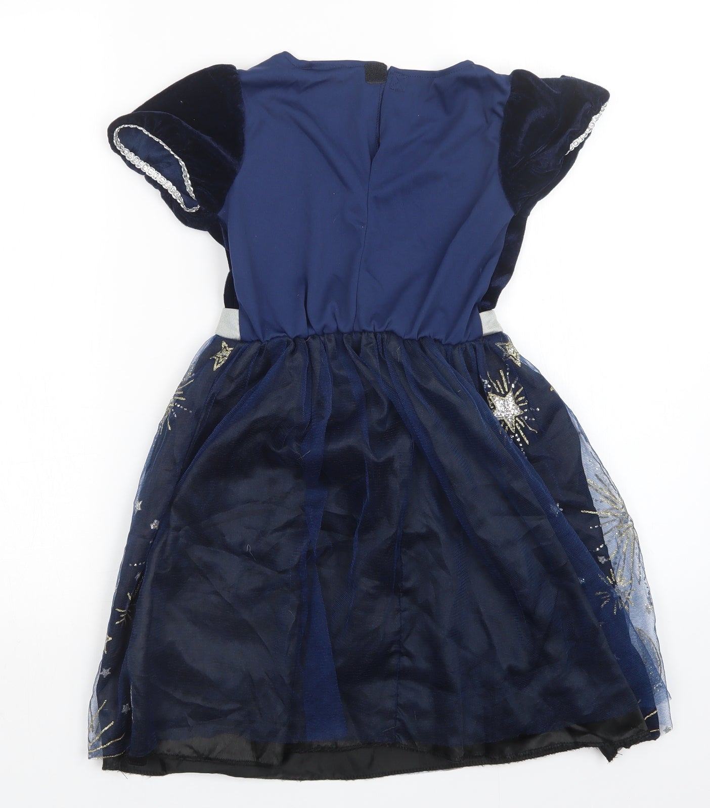 Preworn Girls Blue   A-Line  Size 9-10 Years  - Fancy Dress