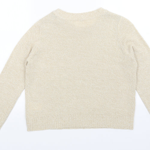 H&M Womens Beige   Pullover Jumper Size S