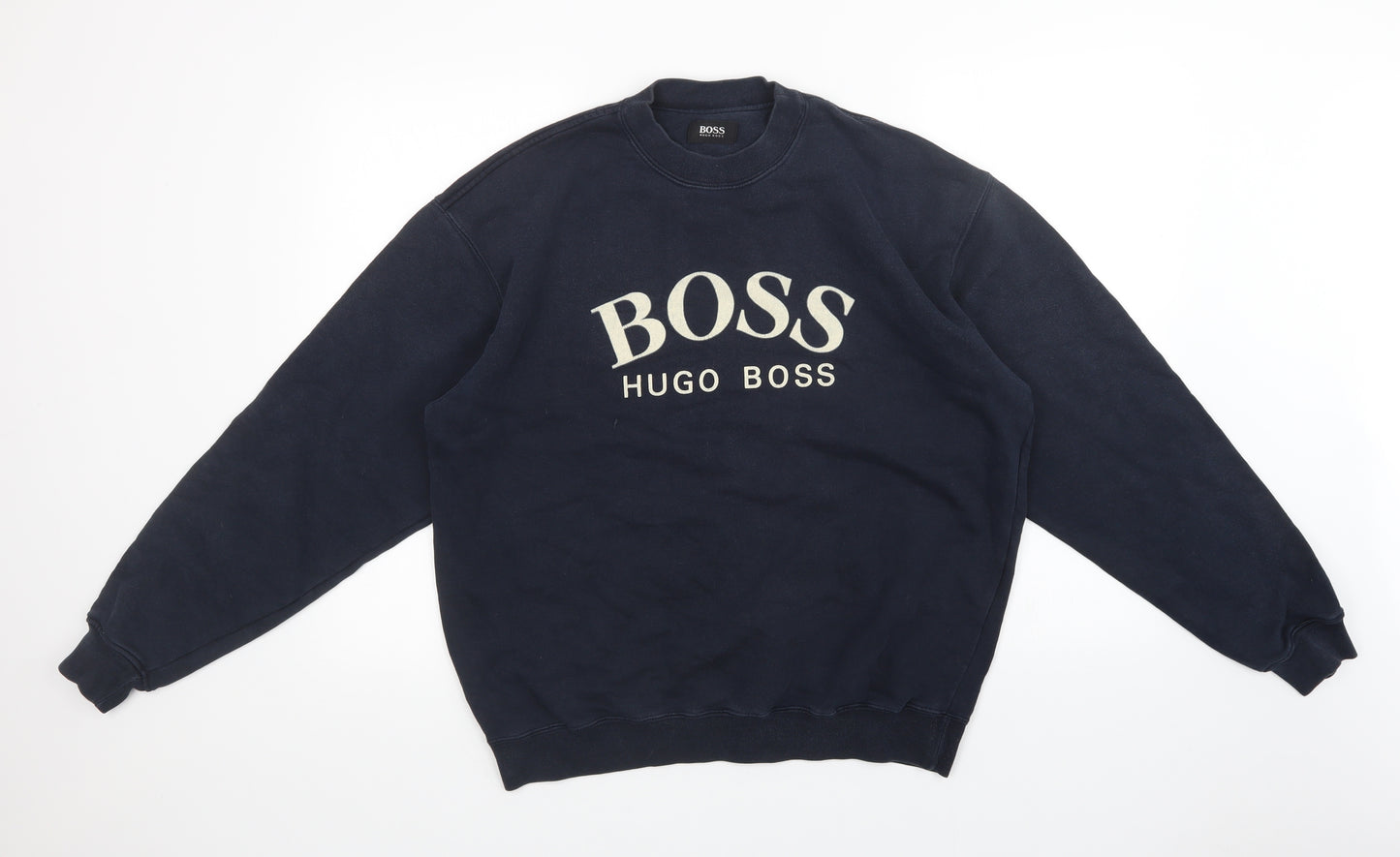 HUGO BOSS Mens Blue   Pullover Sweatshirt