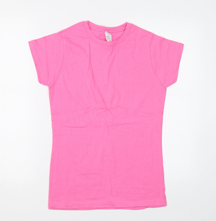Gildan Womens Pink   Basic T-Shirt Size M
