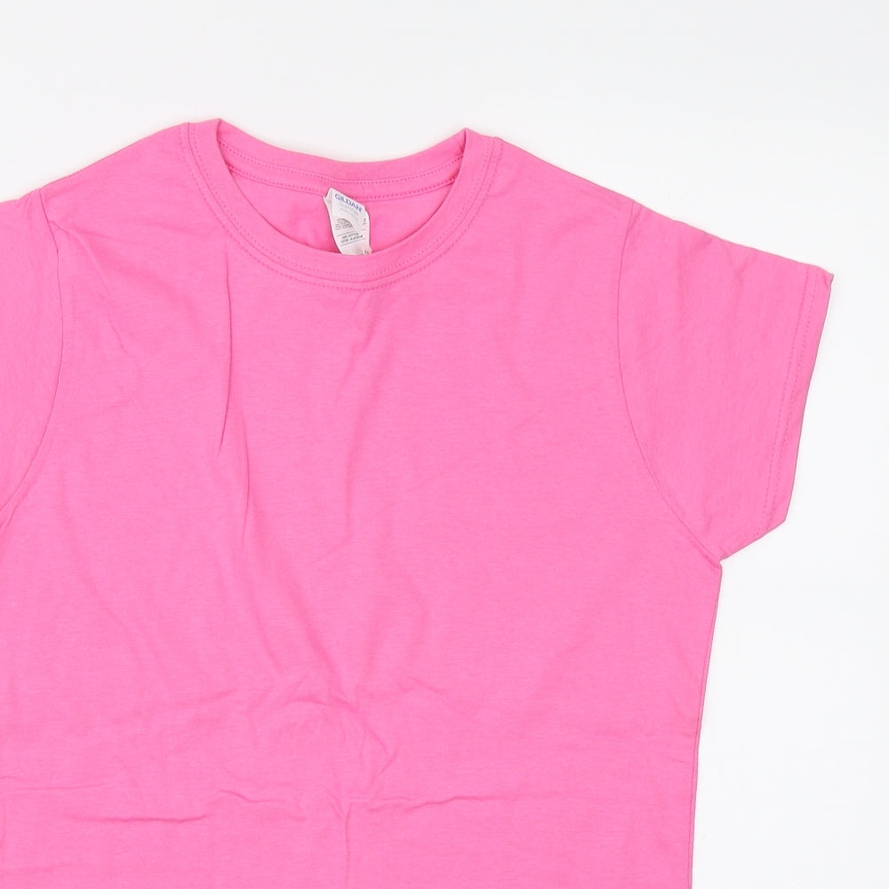 Gildan Womens Pink   Basic T-Shirt Size M