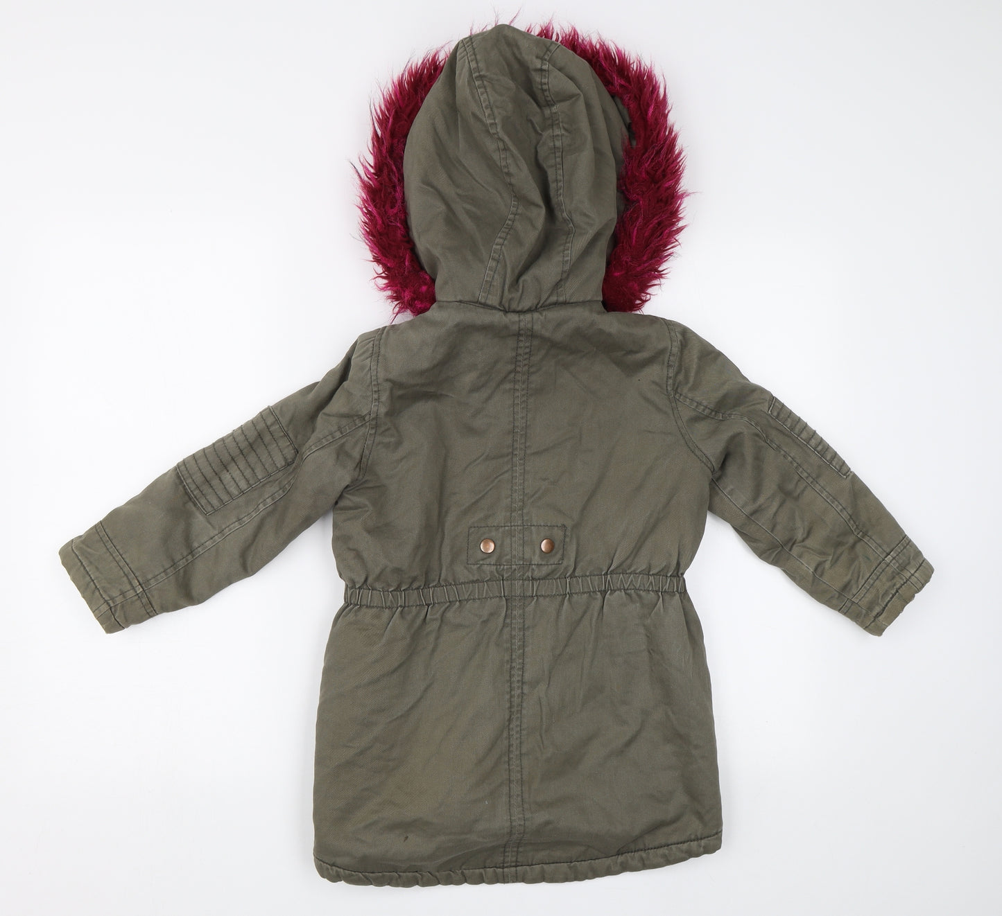 Matalan Girls Green   Parka Jacket Size 6 Years