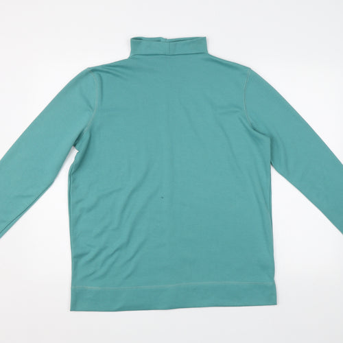 Isabelle Womens Green   Pullover Sweatshirt Size M