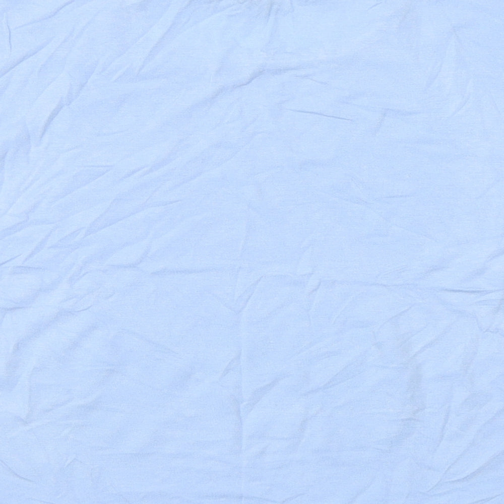 PRETTYLITTLETHING Womens Blue   Cropped Polo Size 8