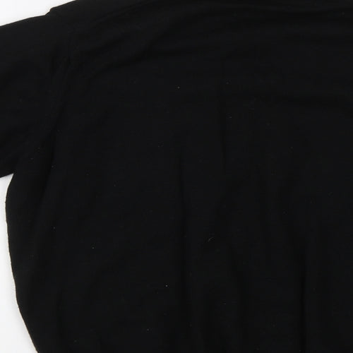 Canterbury Mens Black   Henley Jumper Size M