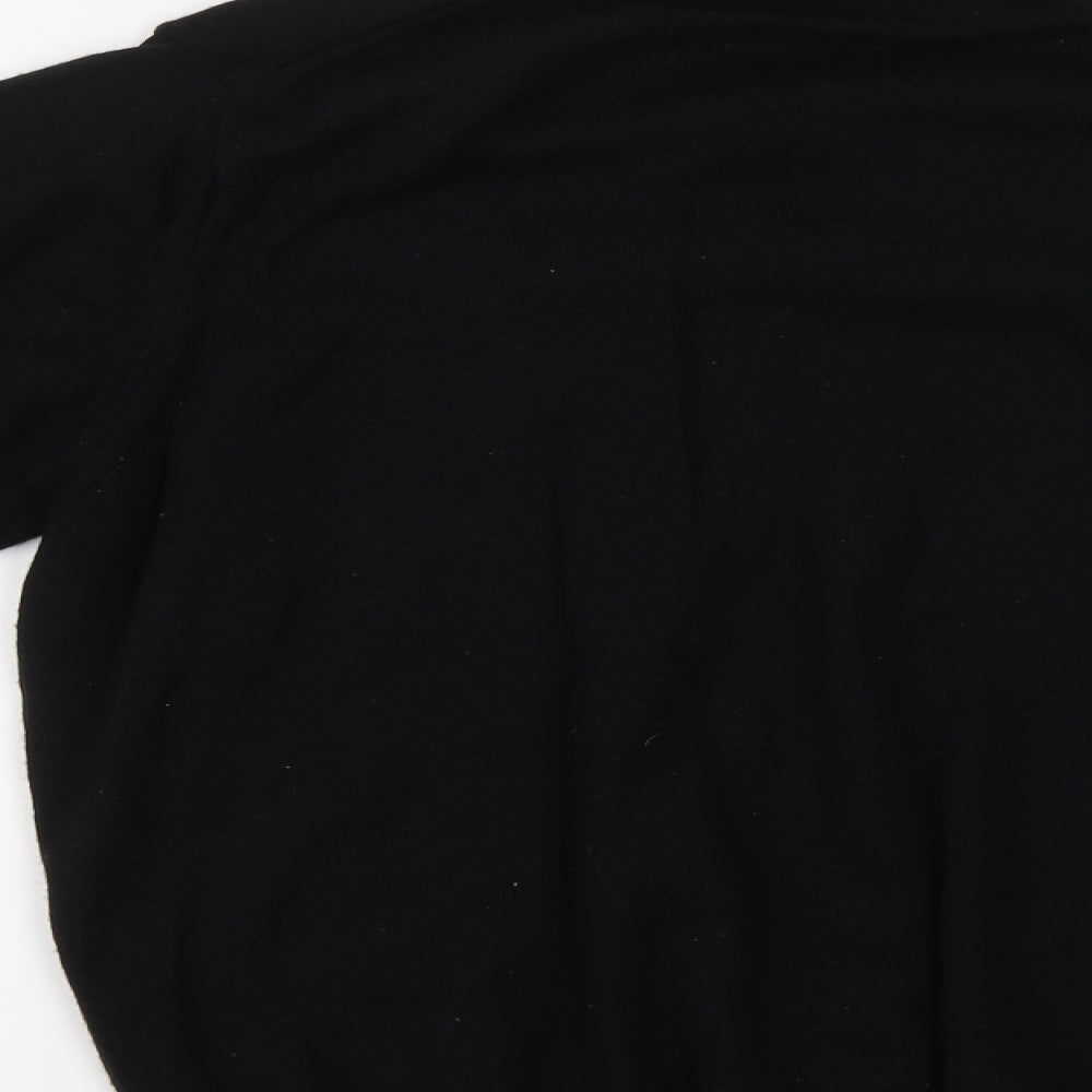 Canterbury Mens Black   Henley Jumper Size M