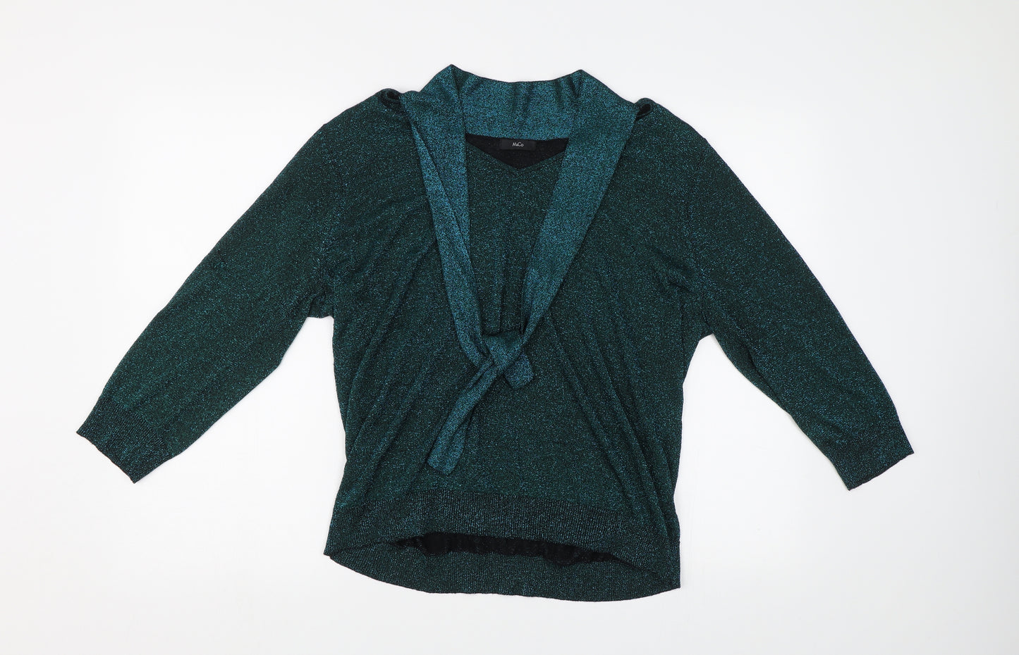 M&Co Womens Green   Pullover Jumper Size 20