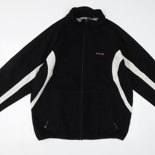 Five Seasons Mens Black Striped  Jacket  Size 2XL