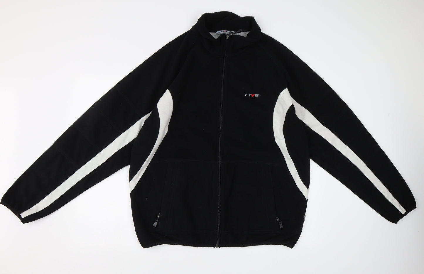 Five Seasons Mens Black Striped  Jacket  Size 2XL