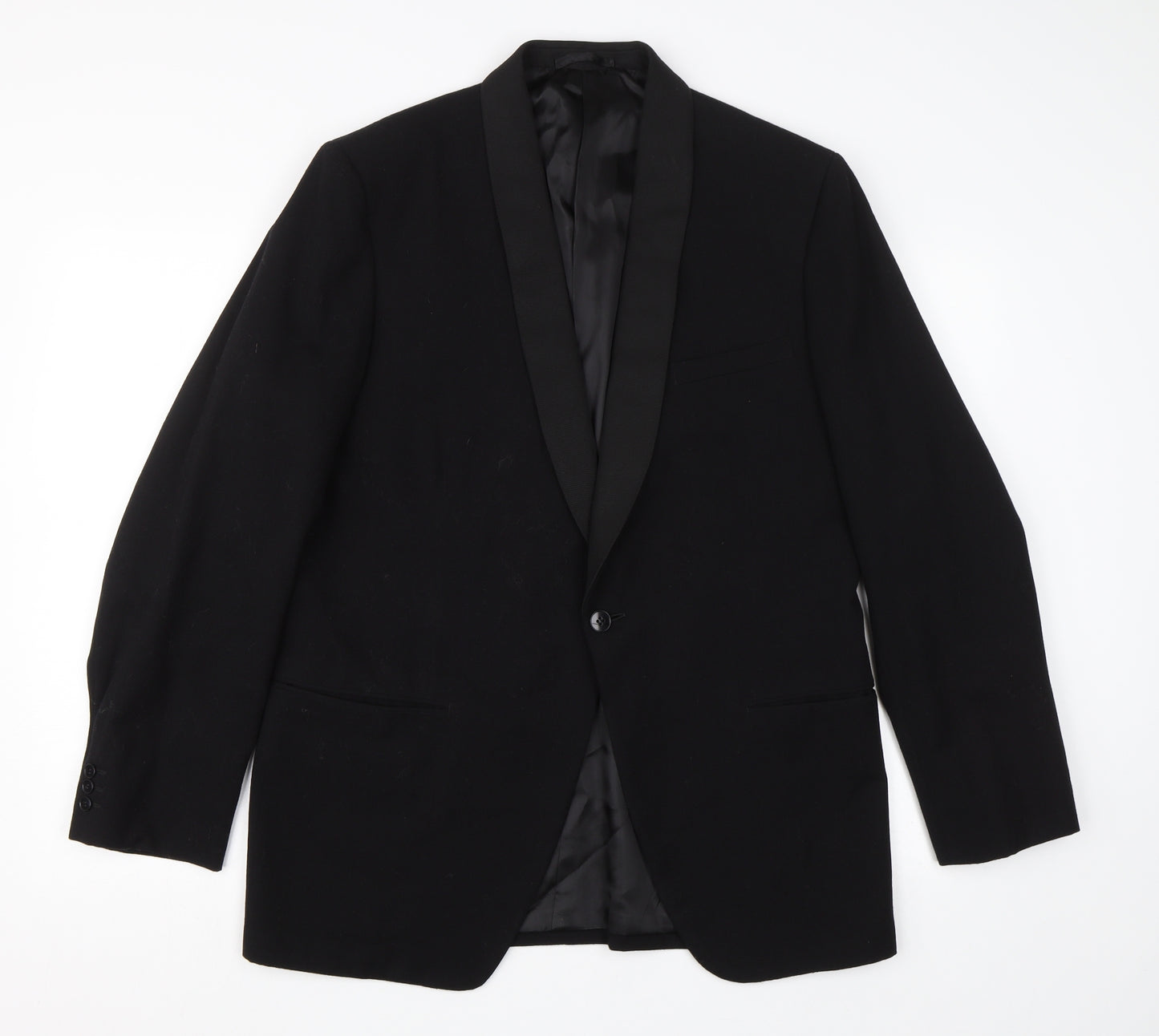 Maenson Mens Black   Jacket Blazer Size L