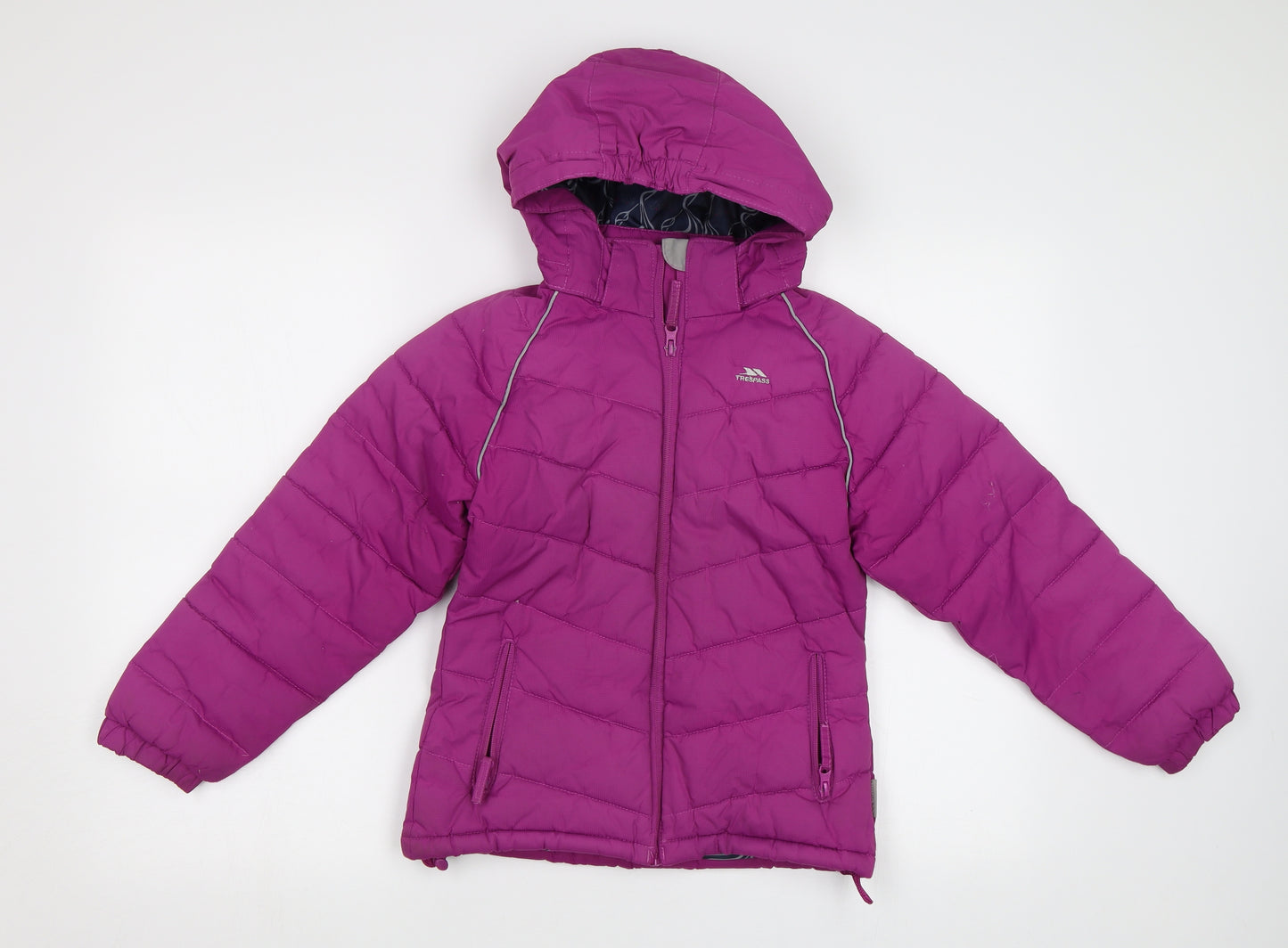 Tresspass Girls Pink   Puffer Jacket Jacket Size 7-8 Years