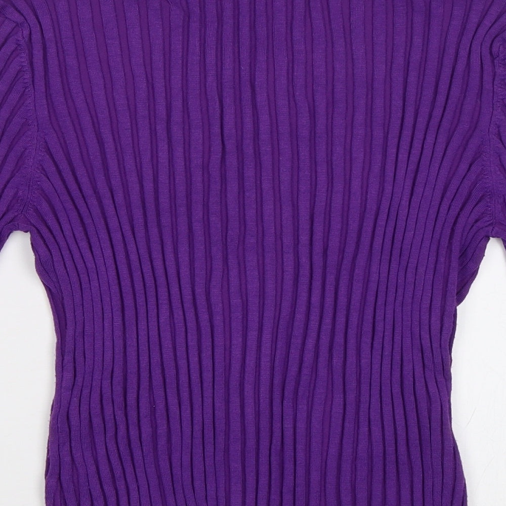 Precis Womens Purple   Cardigan Jumper Size L