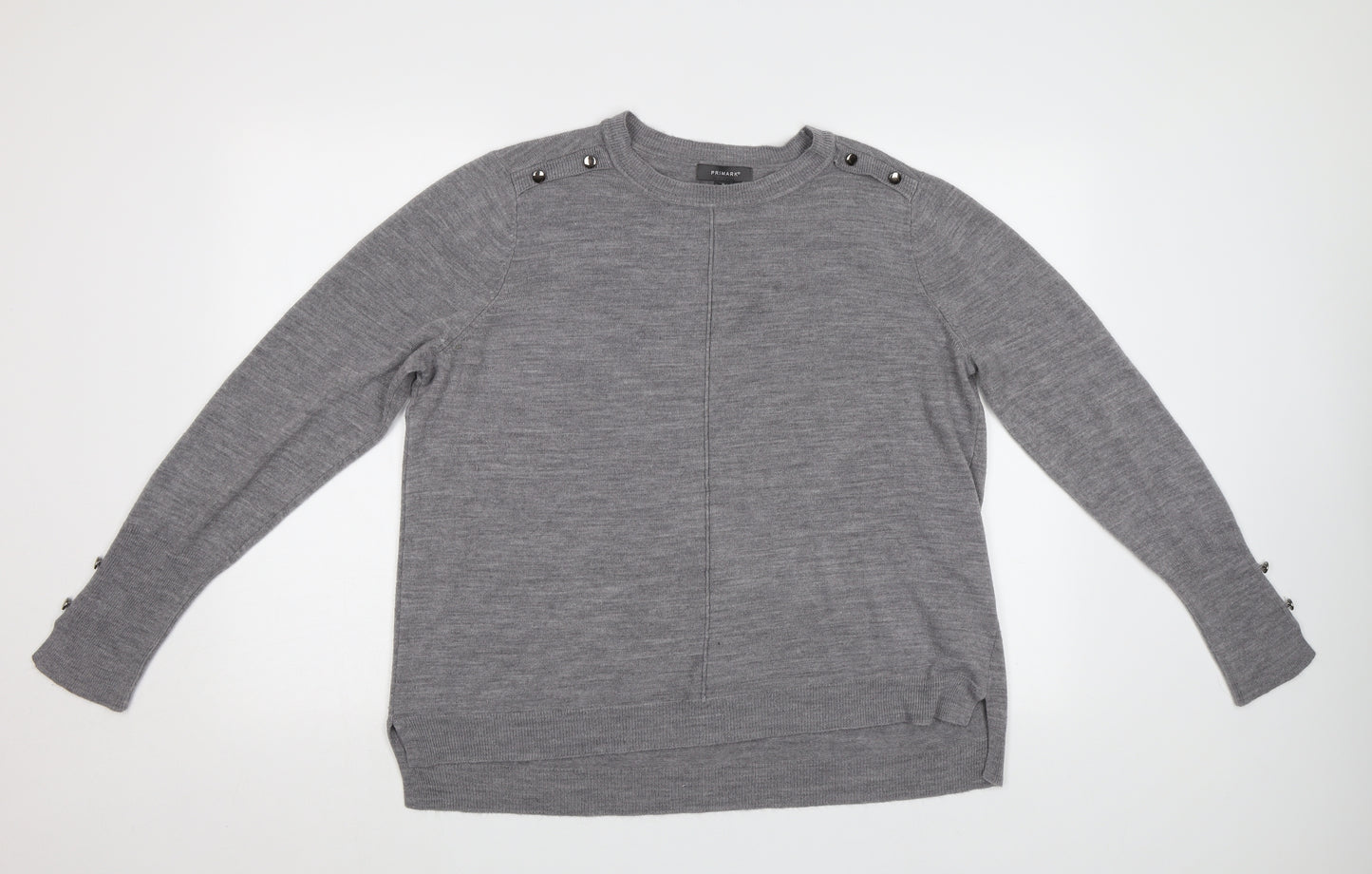 Primark Womens Grey   Pullover Jumper Size XL