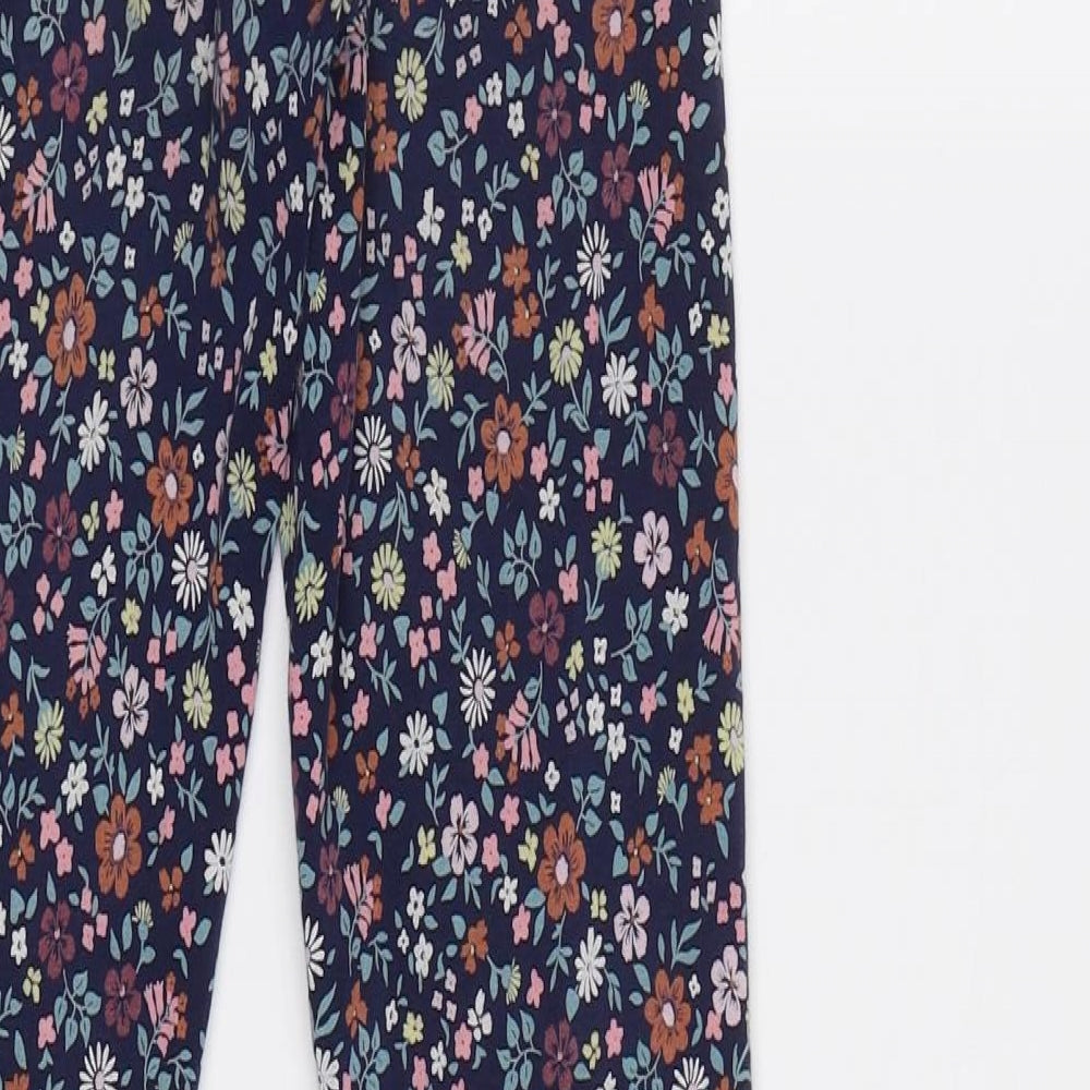 TU Girls Multicoloured Floral  Jegging Trousers Size 11 Years