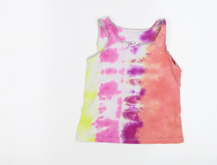 George Girls Multicoloured Batik  Basic Tank Size 6-7 Years