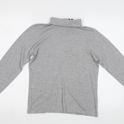 Isle Womens Grey   Basic T-Shirt Size S