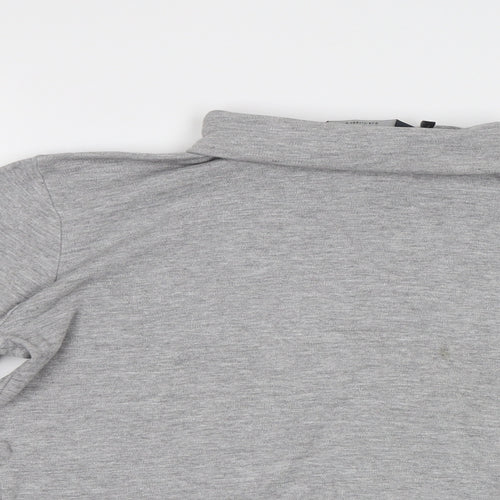 Isle Womens Grey   Basic T-Shirt Size S