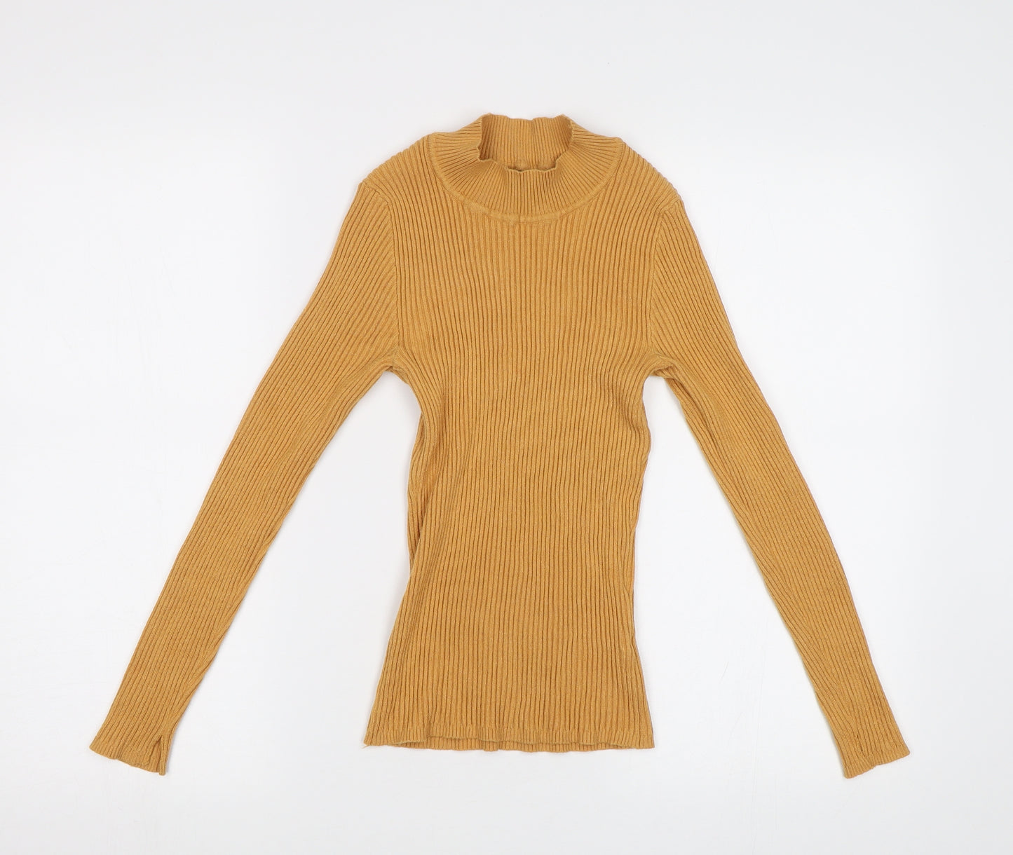 Primark Womens Yellow   Pullover Jumper Size S