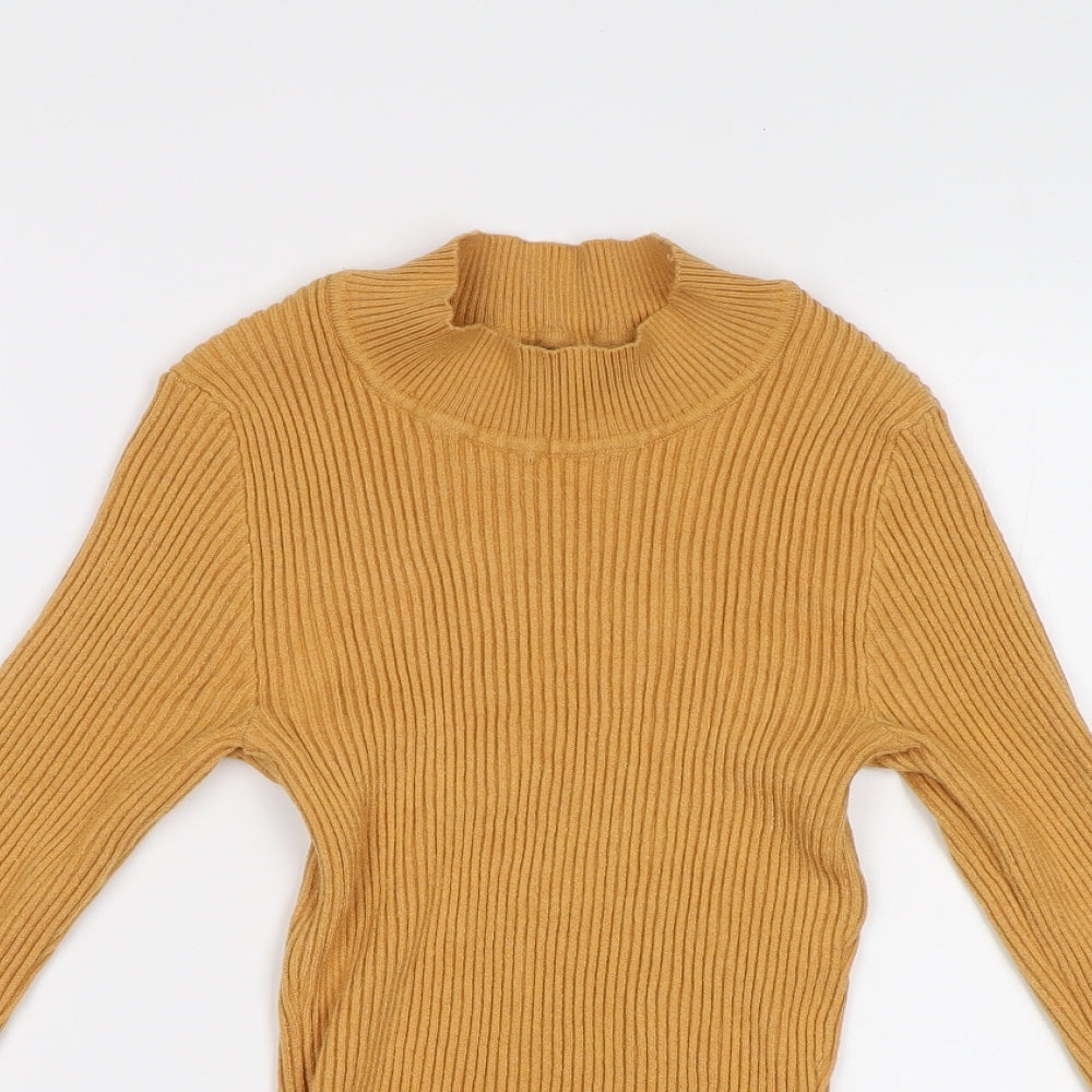 Primark Womens Yellow   Pullover Jumper Size S