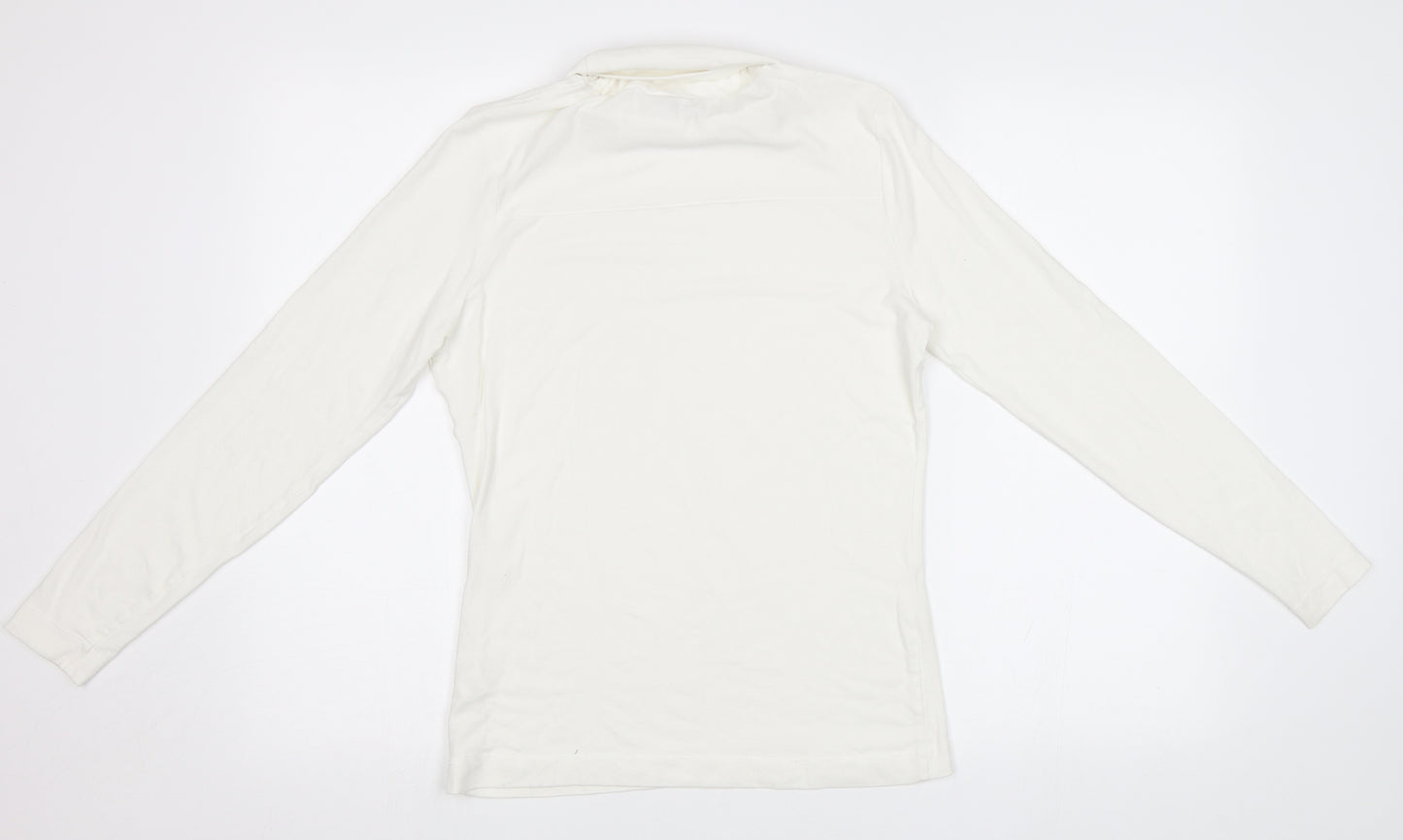 TU Womens White   Basic T-Shirt Size 12