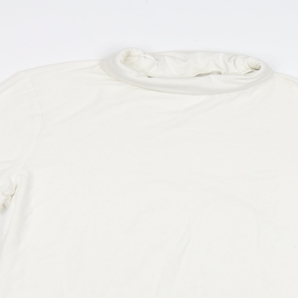TU Womens White   Basic T-Shirt Size 12