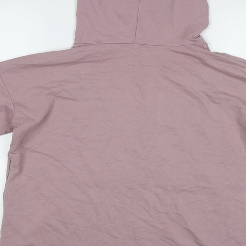 Select Womens Pink   Pullover Hoodie Size S