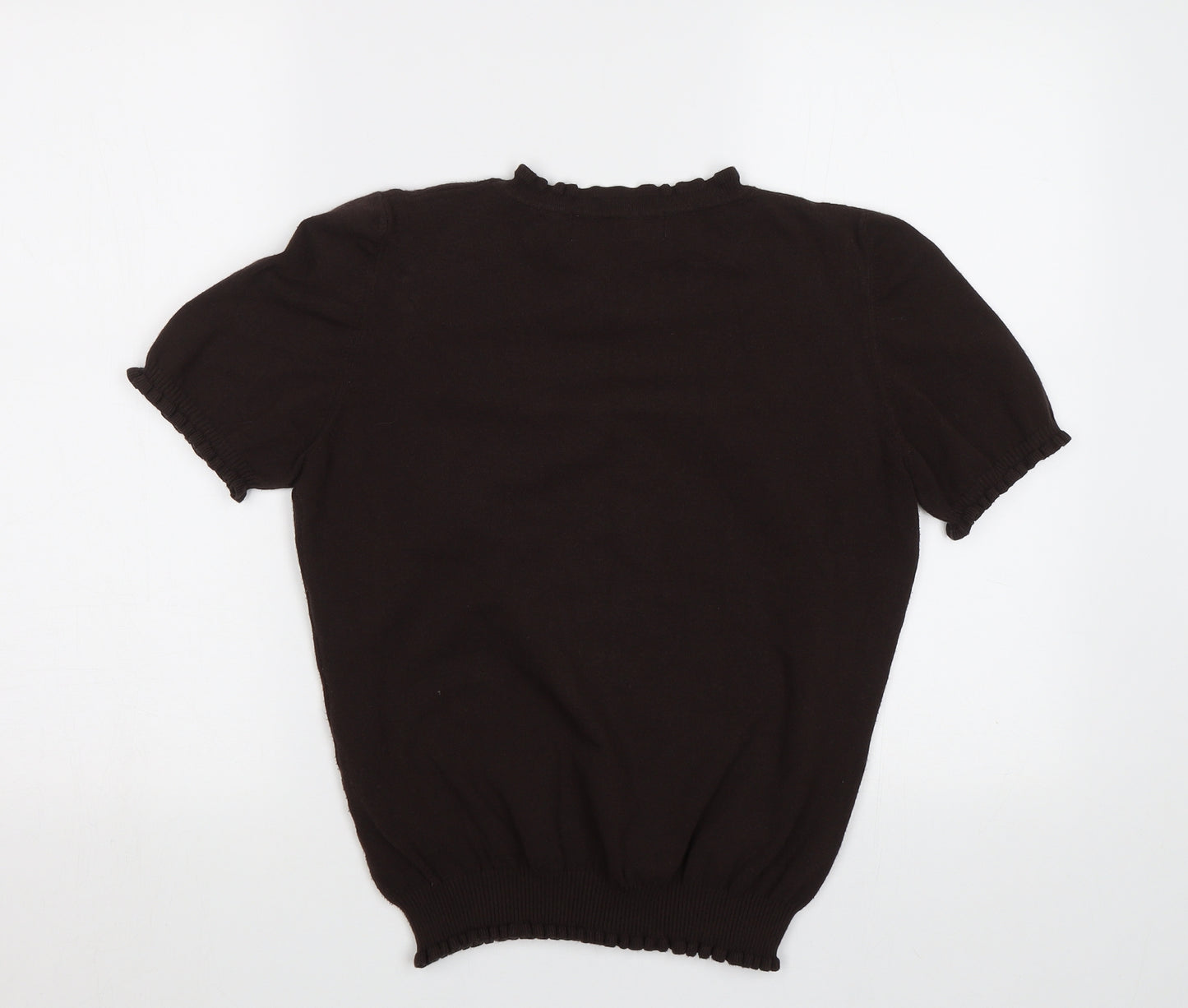 Gloria Estelles  Womens Brown   Basic Blouse Size L